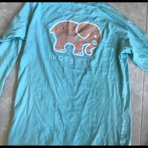IVORY ELLA LONG SLEEVE T-SHIRT